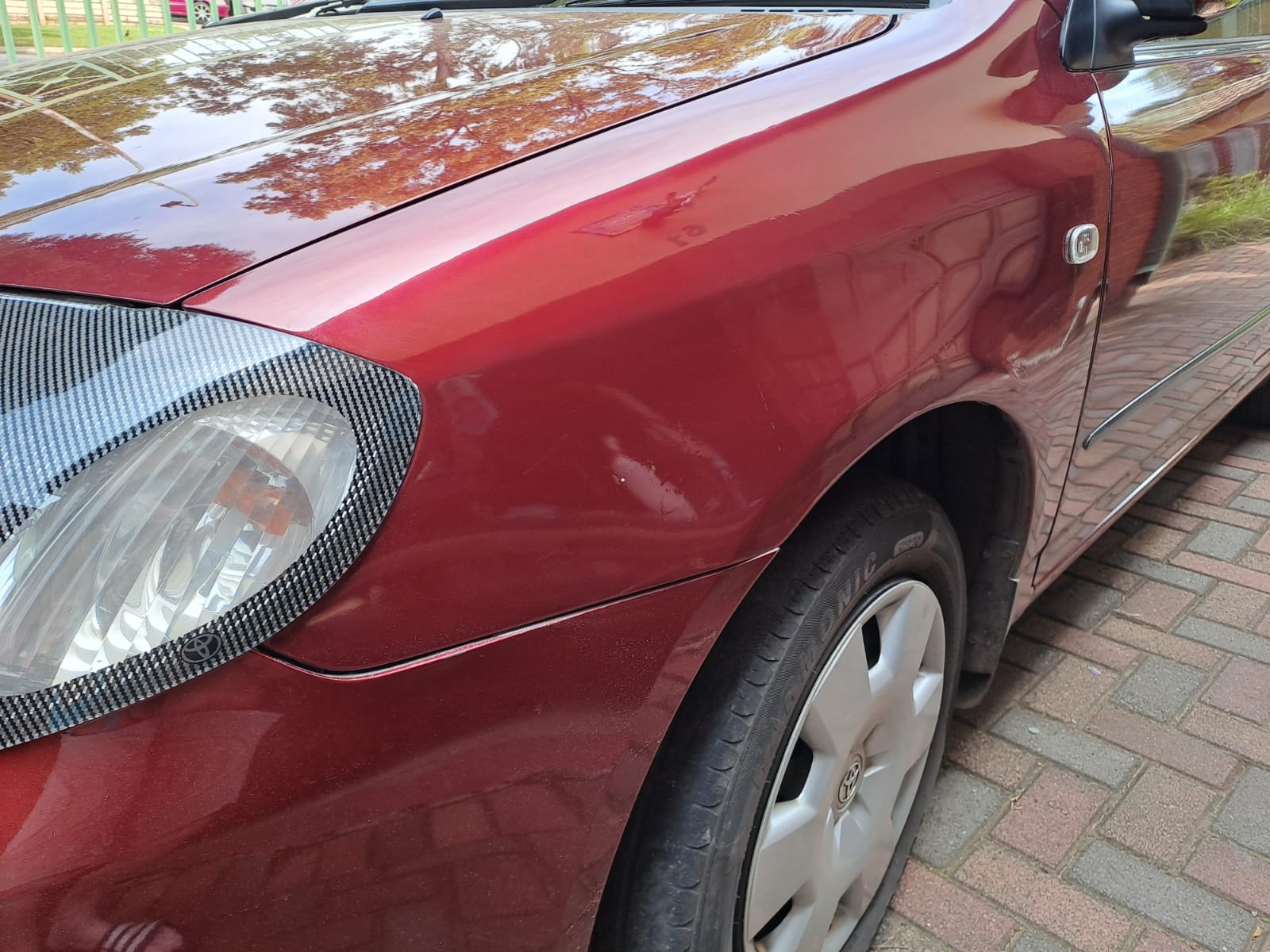 rooi after Fender restored to its original condition